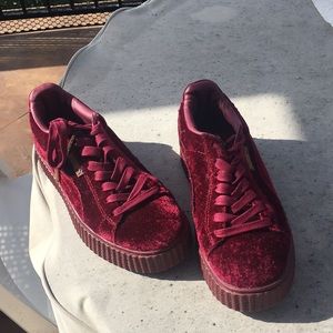 FENTY puma velvet magenta creepers